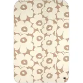 Marimekko Unikko Bed Spread 160X260 Cm - Beige - 160X260CM