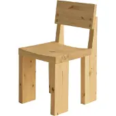 Vaarnii 001 Ruokapöydän Tuoli Luonnollinen - Tuolit Honkapuu Natural - 200100