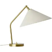Gubi Design-pöytävalaisin Gräshoppa, Alumiini/harmaa/sinkki, Olohuone/ruokailutila, Tekstiili/kangas/silkki, Design