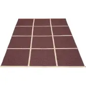 Pappelina Kudottu Matto Criss Burgundy 180x260 cm