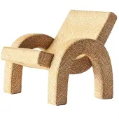 Dusty Deco Arco Lounge-tuoli - Nojatuolit Puuvilla Ochre - DD20000193
