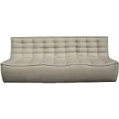Ethnicraft N701 Sohva 3-paikkainen - 3-istuttavat sohvat Polyesteri Beige - 20231