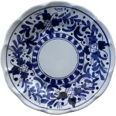 Piccola Home Positano Salaattilautanen 20 Cm - Aluslautaset Terrakotta Sininen - PT2000-PO-BLUE