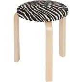 Artek 60 Jakkara Luonnonlakattu / Zebra - Jakkarat Koivu - 12