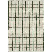 Layered Strata matto 300x400 Cm - Kuviolliset matot Juutti Vihreä - BRJUGR300400