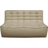 Ethnicraft N701 Sohva 2-paikkainen - 2-istuttavat sohvat Polyesteri Beige - 20230
