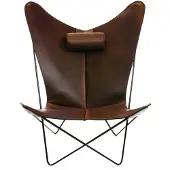 OX Denmarq Ks Nojatuoli Mocca/musta - Nojatuolit Nahka Mokka - OX10002-14