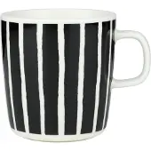 Marimekko Piccolo muki 40 cl Musta-valkoinen
