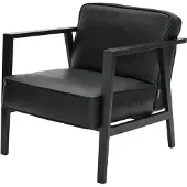Andersen Lc1 Nojatuoli lakattu Tammi/ - Nojatuolit Umpitammi Musta - 3-620020909101