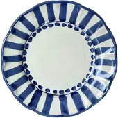 Piccola Home Riviera Sivulautanen 20 Cm - Aluslautaset Terrakotta Sininen - PT2000-RC-LBL