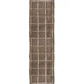 Layered Strata matto 75x240 Cm - Kuviolliset matot Juutti Ruskea - BRJUBR75240