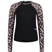 Mons Royale Bella Merino Kerrastopaita rock leopard / black Koko XS