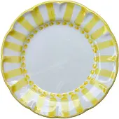 Piccola Home Riviera Sivulautanen 20 Cm - Aluslautaset Terrakotta Keltainen - PT2000-RC-LGI