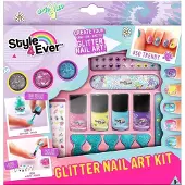 Style 4 Ever Glitter Nail Art Kit - - OneSize - Askartelusetit