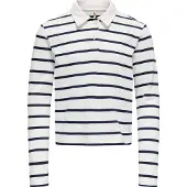 Kids Only Kogsira L/S Polo Cs Jrs - White - 158-164