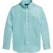 Ralph Lauren Linen Shirt - Blue - 132-137