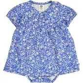 Müsli Primrose Puff S/S Dress Body - Blue - 92