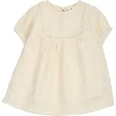 Müsli Poetry Puff S/S Dress Baby - Cream - 86