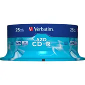 Verbatim CD-R AZO Crystal 25-pack Spindle