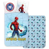 Javoli Pussilakanasetti Spiderman Light Blue 140×200cm, 70×90 cm