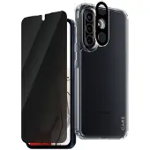 CARE by PanzerGlass | CARE by  Flagship 3-in-1 Privacy Bundle Samsung Galaxy A36 5G, Samsung, Samsung - Galaxy A36 5G, Asennus kuivana, Naarmuuntumisenkest (CRRCHPUG38083)