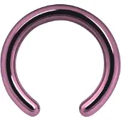 Wildcat Anodised Clip in Ring without Ball - 2,0 mm, Violet, 10,0 mm