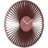 Karlsson Wall Clock Cascara Red - Burgundy - Ø 50 CM