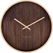 Nextime - Oslo Seinäkello 30 cm Ruskea