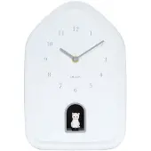 Karlsson seinäkello Modern Kitty white KA6100WH