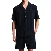 Emporio Armani for man. EM000593_AF20430 Out navy shirt (L), Casual, Short sleeve, Lyocell