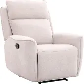 Home4You MAREN -lepotuoli, beige, manuaalisella mekanismilla, moderni muotoilu