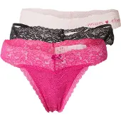 Hunkemoller 3-Pack Ulv String - Multi/patterned - S