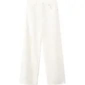 Mango Low-Rise Balloon Jeans - Cream - 44