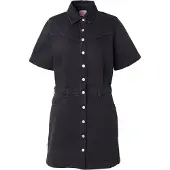 Levi's Ss Logan Western Dress Capturi - Black - M