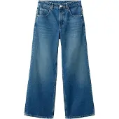 Mango Mid-Rise Straight Jeans - Blue - 32