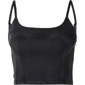Levi's Toppi 'Jadine Denim Cami Tank Top' musta denim