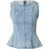 Levi's Leighton Peplum Top In The Dus - Blue - L