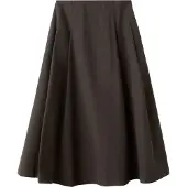Mango Flared Midi-Skirt - Brown - 40
