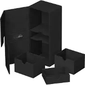 Ultimate Guard Deck Box, Twin Flip'n'Tray Xenoskin 266+ Black