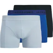 Jack & Jones Jaccooper Solid Trunks 3 Pack - Blue - L