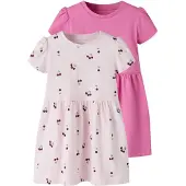 Name it Nmfvivia Ss 2P Dress Noos - Pink - 98