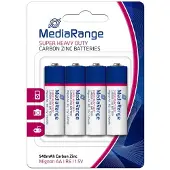 MediaRange MRBAT144, Kertakäyttöinen akku, AA, Sinkki, 1,5 V, 4 kpl, 540 mAh