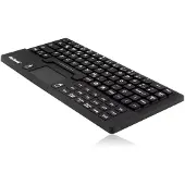 Keysonic KSK-5031IN (DE), Mini, Langallinen, USB, Mekaaninen, QWERTZ, musta (28096)