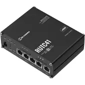 Teltonika Networks RUTC41 (EU) 4G Cat 4 Edge reititin WiFi 6:lla, docker-tuki, x5 ethernet-porttia, eSIM (RUTC41000000)