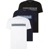 Tom Tailor Triplepack T-Shirt, Packaging - Black - M