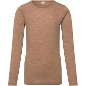 CeLaVi Pitkähihainen Paita Merinovilla, Cocoa Creme, 130