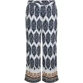 ONLY Carmakoma Carhavana Straight Pant Aop - Blue - 50