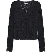 Rosemunde Rwdelicia Lace Ls Cardigan - Black - XL
