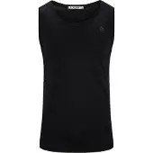 Aclima Men's Lightwool 140 Singlet V2 Jet Black Lyhythihainen treenipaita XL