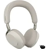 Jabra Evolve3 75 headset, UC Link390c musta